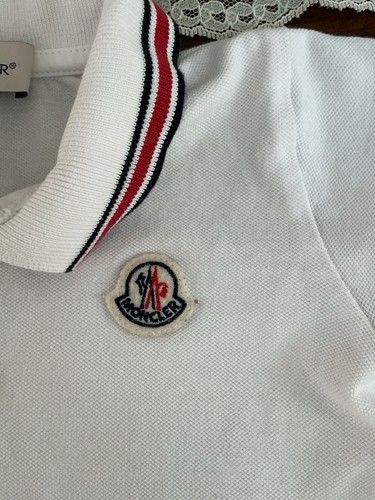 Autentica polo bianca moncler - autentica,