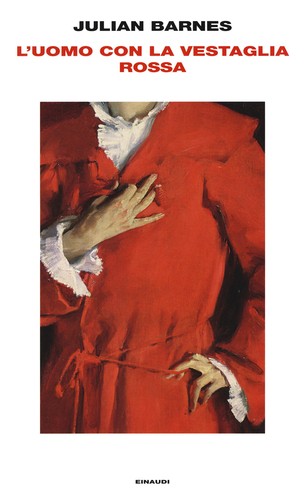 Uomo con vestaglia rossa - con,