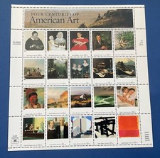 Foglio francobolli Stati Uniti