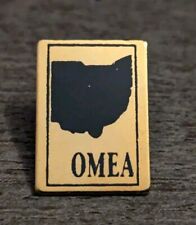 OMEA Ohio Music Education Association For Students Black, Gold-Tone Lapel Pin