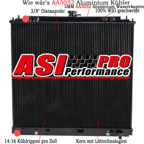 Radiatore alluminio file - file, per