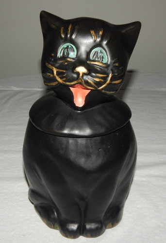 Barattolo biscotti gatto - , nero