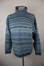 NORTH POLE MAGLIONE UOMO TG. M MAN SWEATER VINTAGE CASUAL COTONE LANA