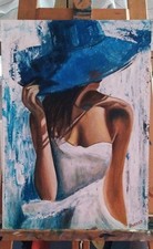 Quadro dipinto a mano arte