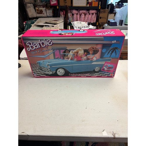 Barbie chevy auto - barbie, cabrio
