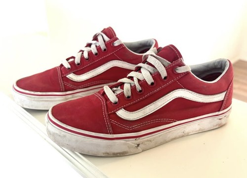 Vans old skool rosso - old, bianco
