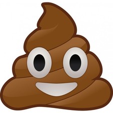 Cialda Ostia Cacca Scherzi Torta Compleanno Festa Emoji Marrone