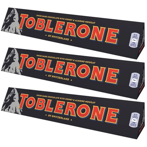 Toblerone nero con miele - nero,