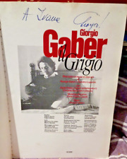 GIORGIO GABER - IL GRIGIO
