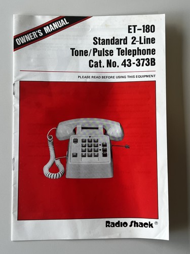 Radio shack 180 line - radio, et-180