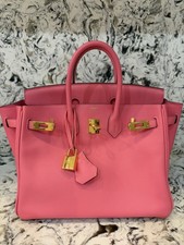 Hermes Birkin 25cm Rose Azalee
