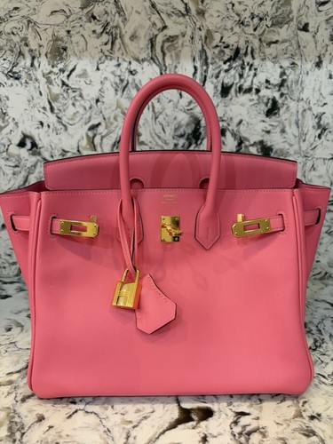 Hermes birkin 25cm rose azalee - rose,