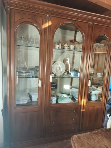 Vetrina legno vetro - e,