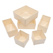  6 Pcs Scatole Porta Oggetti Organizzatore Per Riporre La Biancheria Intima