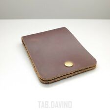 PORTA CARTE DI CREDITO IN VERA PELLE PORTAFOGLI VINTAGE LOOK