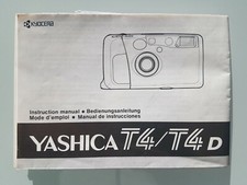 Yashika T4 T4D Instruction
