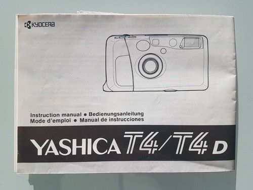 Yashika t4d instruction - t4,