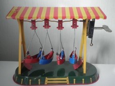 Vintage Raro Giostrina Latta giocattolo a Molla Giostra Anni 70°