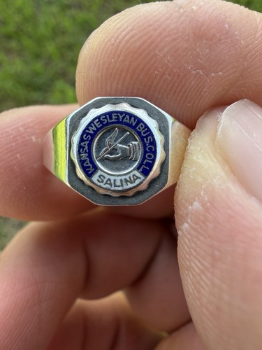 Anello vintage kansas wesleyan - kansas,