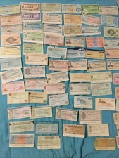 Lotto Di 7o Mini Assegni Da Collezione