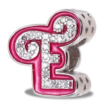 Charm lettera per bracciali - per,