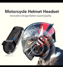 AURICOLARE wireless BLUETOOTH per CASCO jet integrale moto scooter impermeabile