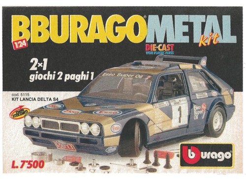 Pubblicità 1989 burago kit - 1989,