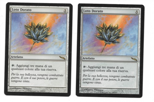 Mtg loto dorato mint - dorato,