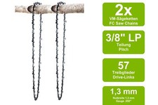 2 Sägeketten VM passend für