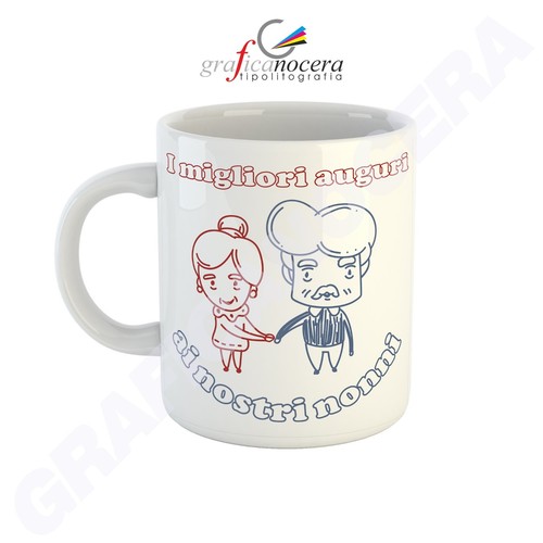 Festa dei nonni tazza auguri - festa,