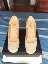 Scarpe Decoltè donna Talco n.39 beige ecoscamosciato