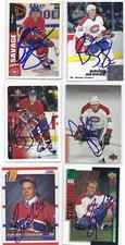 Brian Savage Signed Hockey
