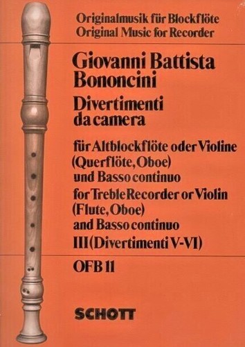 Bononcini divertimenti - g.,