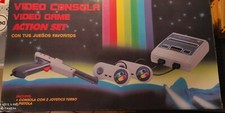 VIDEOGIOCO CONOLE RARO ACTION SET ANNI 90 SUPER COM FAMICLONE 