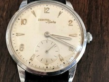 ZENITH SPORTO ACCIAIO ANNI "50 CARICA MANUALE OROLOGIO UOMO