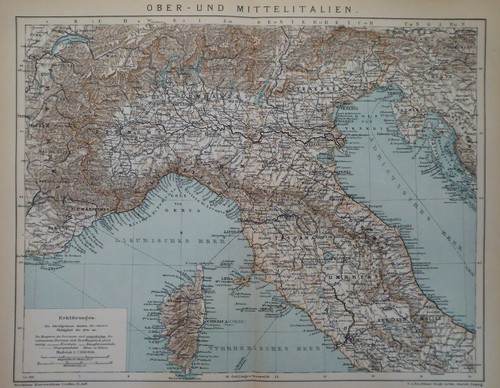 Mappa alta media italia - mappa,