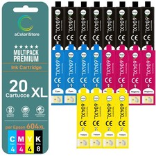 20 cartucce compatibili con 604XL  XP 2200 4200 WF 2910 2510 604 XL