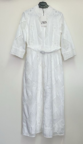 Abito camicia ricamato zarazw - abito,
