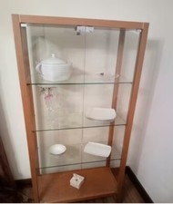 Vetrinetta 2 ante in vetro e legno