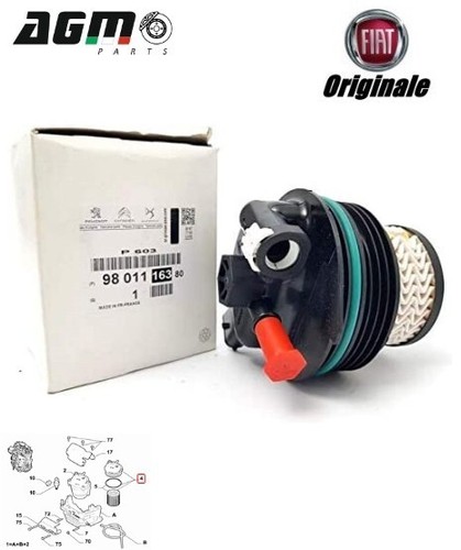 Filtro carburante originale - filtro,