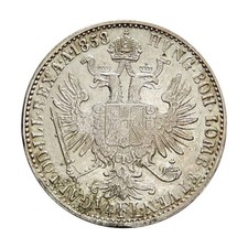 REGNO LOMBARDO VENETO Francesco Giuseppe I 1/4 di Fiorino Zecca d Milano 1858