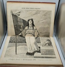 LO SPIRITO FOLLETTO Giornale umoristico annata comp.1870 Breccia Porta Pia Gonin