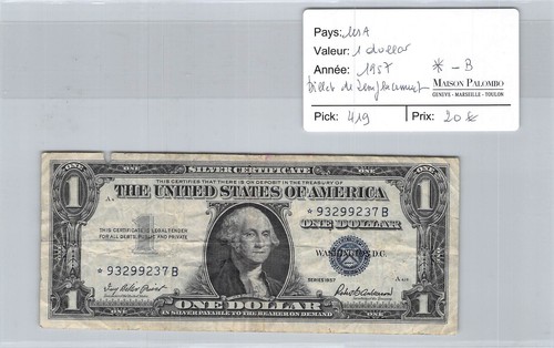 Banconota usa dollaro 1957 - usa,