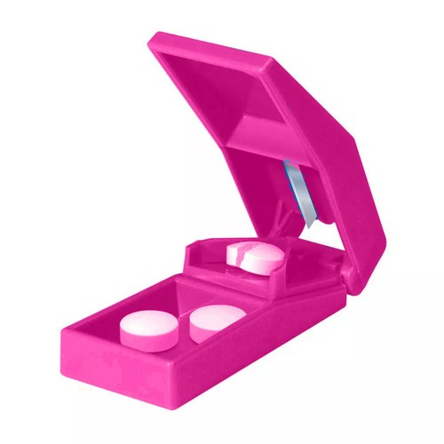 Tagliapillole rosa supporto