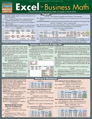Quick study excel for - quick,