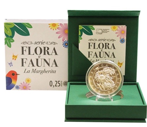 Moneta euro flora - 0,25€,