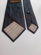 CRAVATTA TINO COSMA VINTAGE ITALY REINE SEIDE SOIE TIE SILK SETA 100%