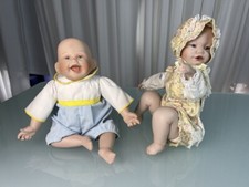 Bambole artistiche 2 pezzi bambola bambola di porcellana fino a 26 cm. Ottime...