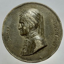 DANTE ALIGHIERI MEDAGLIA 1865