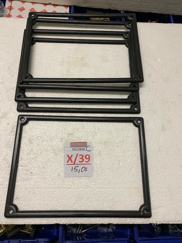 Cornici targa plastica nera - cornici,